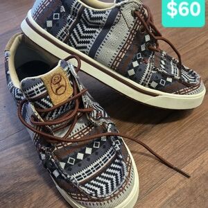 Twisted X Kids Sneakers - Brown and Blue